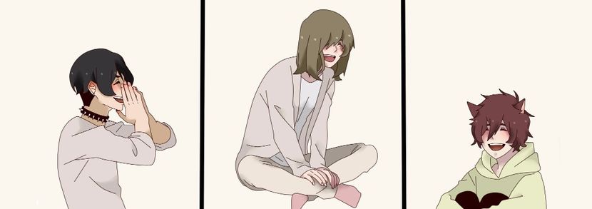 Mine,Yuu and Ryong - Xx-Tehehehehe