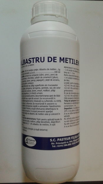 ALBASTRU DE METILEN 1L 26,5 RON - PRODUSE PASTEUR