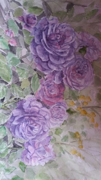 1487163938529-463806529 - Trandafiri si alte flori in acuarela