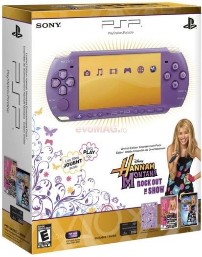 Consola-PlayStation-Portable-3004-Lilac-Purple-Hannah-Montana-Rock-Out-the-Show-Music-Pouch-Strap-Li