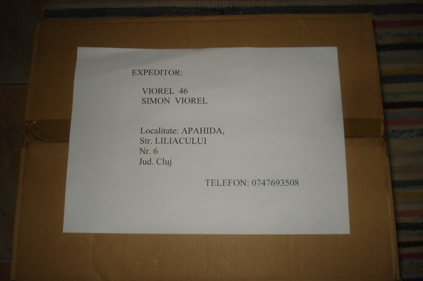  - AMBALAREA OUALOR PENTRU TRANSPORT