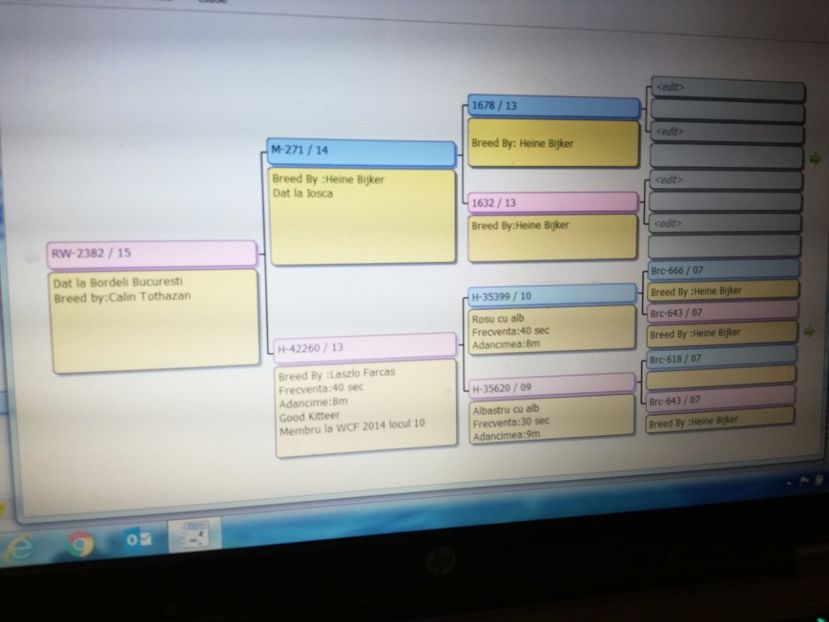  - Pedegree si premii