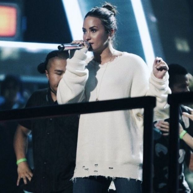 large - demi lovato