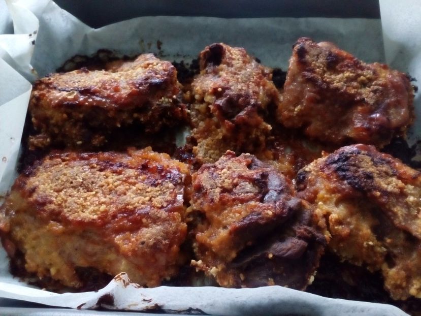 Carne de găină marinata (sos de roșii cu usturoi, piper, sare, ardei iute, mustar, sos soia, lamaie) - Culinar 3