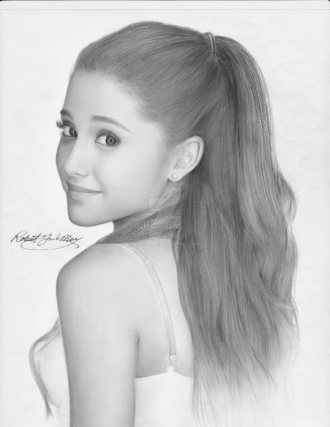 Ariana-Grande-Picture-Drawing - Drawings Ariana Grande