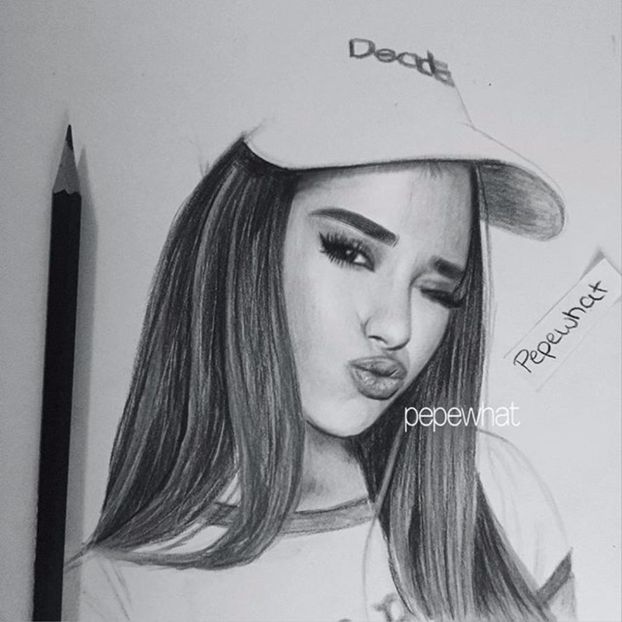 f66482328c143de1b732fbe059c85fdb - Drawings Ariana Grande