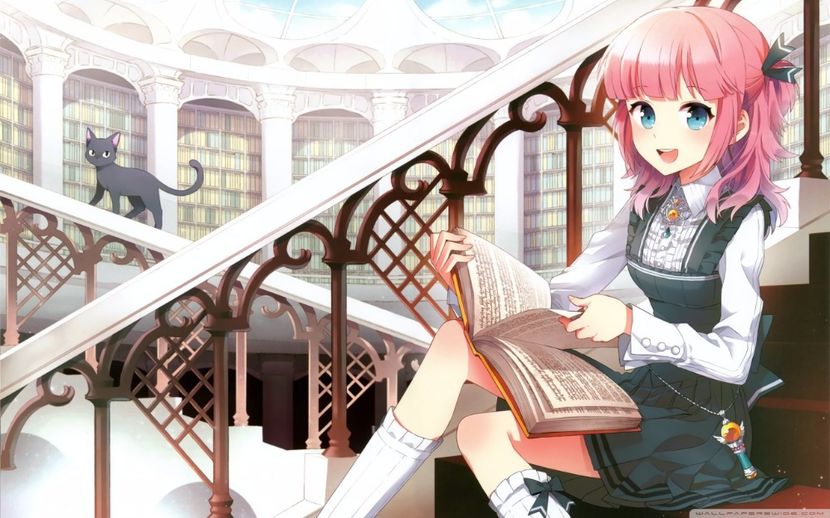 girl_reading-wallpaper-1280x800 - Books