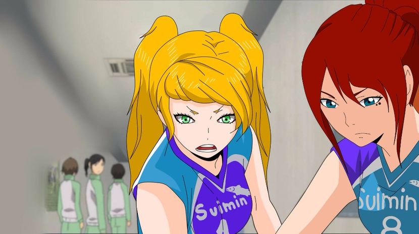 Emiko and Fuyu. Collab - U- Emiko Miyabi- Multiverse RPC