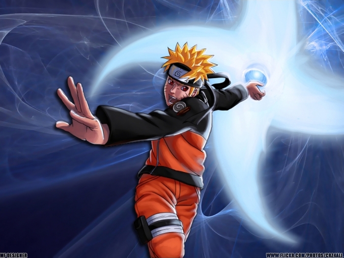 Futon Rasen Shuriken - Uzumaki Naruto