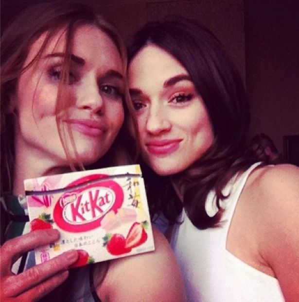holland-roden-et-crystal-reed-sur-instagram - teen wolf cast