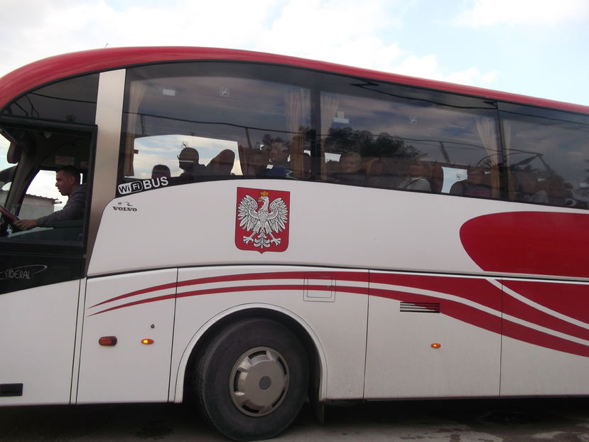un autocar din Polonia - a treia zi de pelerinaj