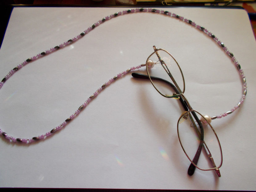 snur din margele pentru ochelari - COLIERE
