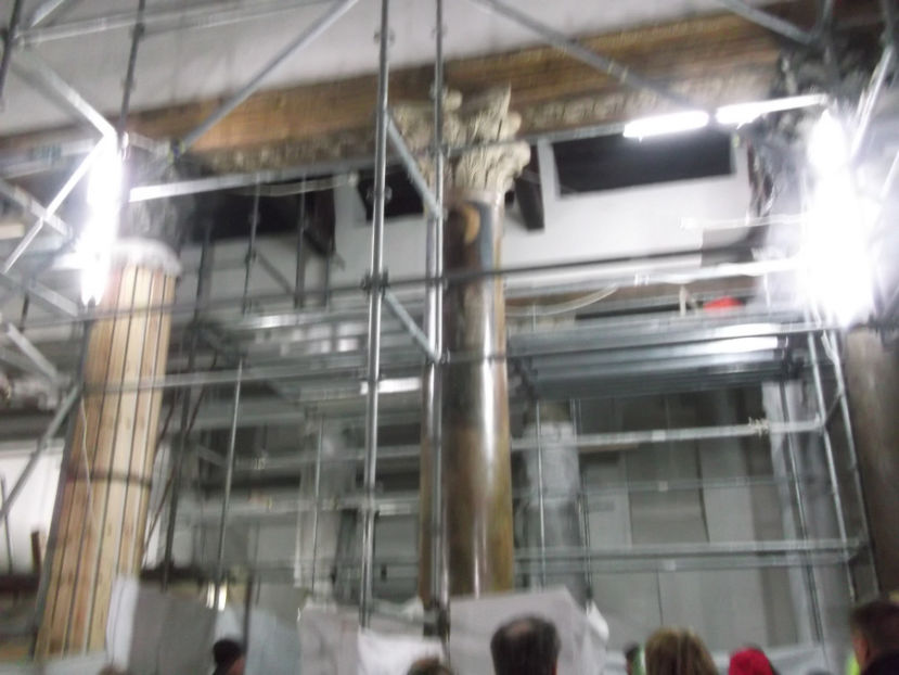 biserica este in renovare - a patra zi de pelerinaj