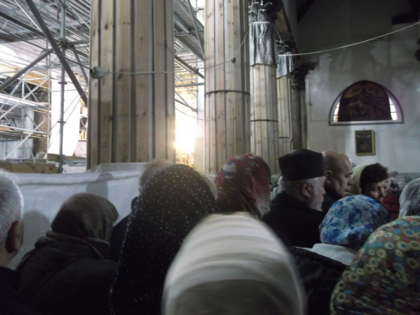 intrarea spre grota nasterii - a patra zi de pelerinaj