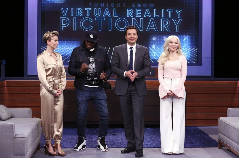 Michael-Dove-Pictionary-Tonight-Show - dove cameron