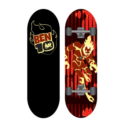 ben_10_heatblast_skateboard - Ben 10