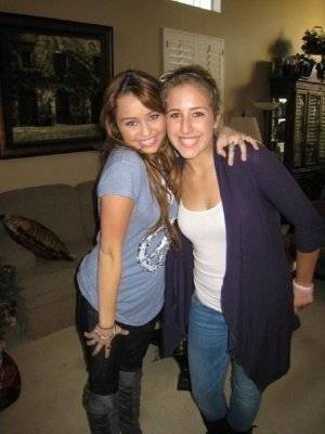 with a friend of my mom - miley-hannah