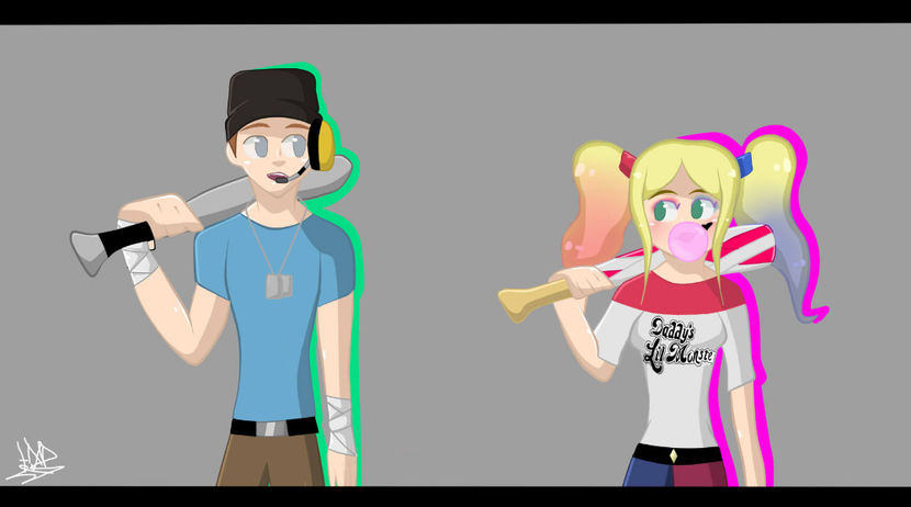 Scout and Harley - 7-Fanarts-7