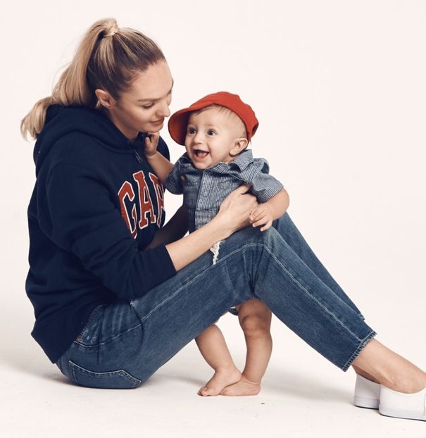 Candice-Swanepoel-Gap-Mothers-Day-Campaign-2017-1 - candice swaneopel