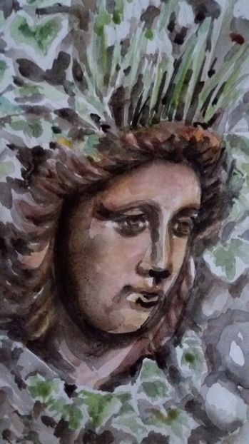  - Trandafiri si alte flori in acuarela