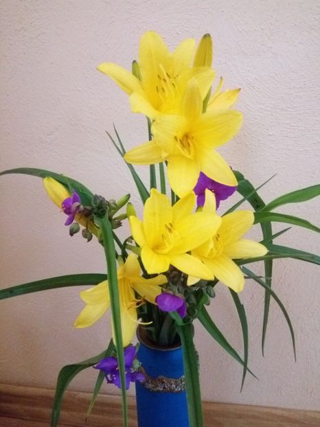 Hemerocalis si trandescantia - A FLORI DIN GRADINA MEA