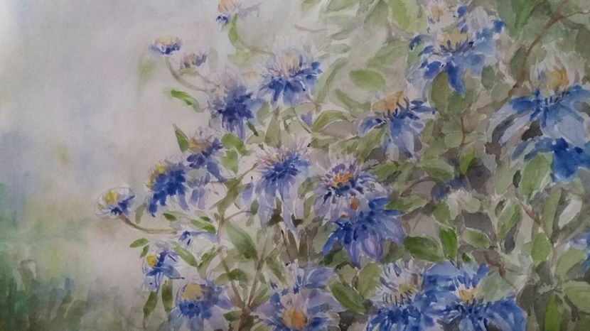 18423809_1533902663311197_1487418224520259470_n (1) - Trandafiri si alte flori in acuarela