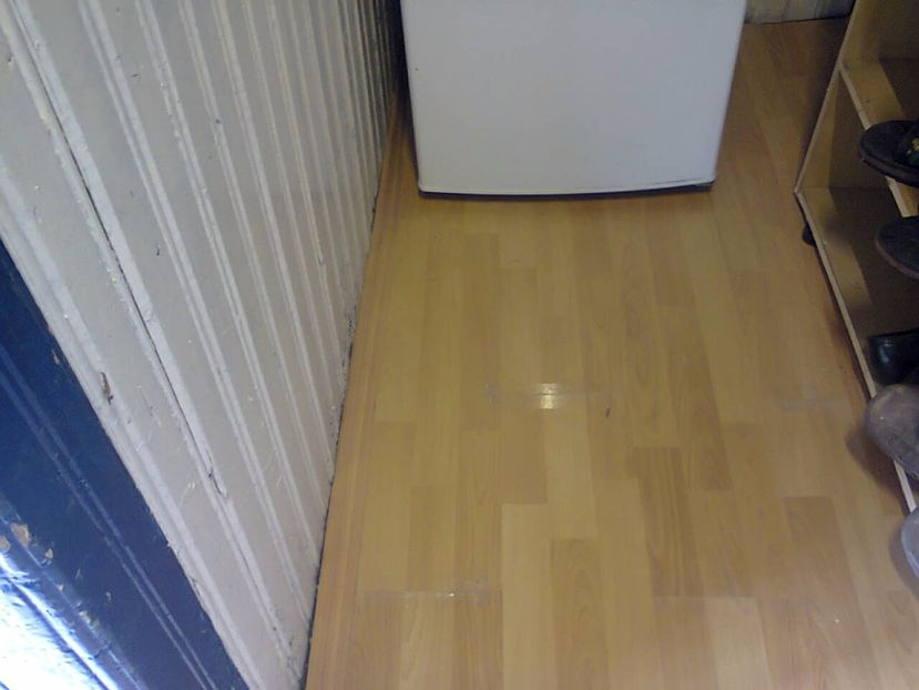 Holul cabanei partea de vest - 2017 RENOVARE CABANA DE LA GRADINA 2 - 17 mai