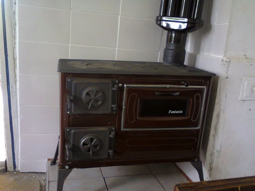 Soba montata cu recuperatorul de caldura. - 2017 RENOVARE CABANA DE LA GRADINA 2 - 17 mai