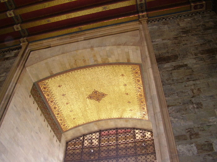 Interior in mausoleu