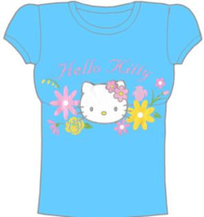 hello_kitty_blue_top - Hello Kitty