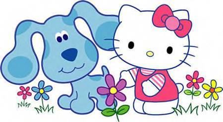 hello-kitty-blue-cute - Hello Kitty