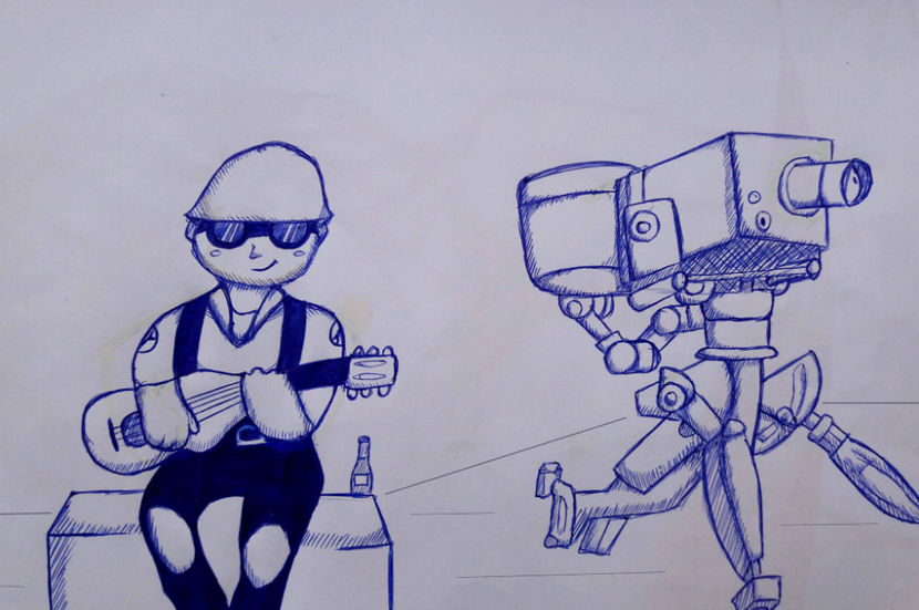 Engieneer near by sentry - 7-Fanarts-7