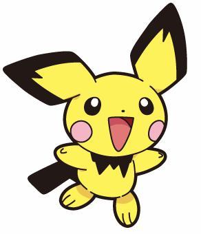 pichu happy; este dragut si destul de puternic
