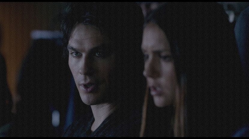 ━  Ridică din umeri, înghiţind în sec, făcând astfel referire la întrebarea ei anterioară - 05 x you ll never be alone again