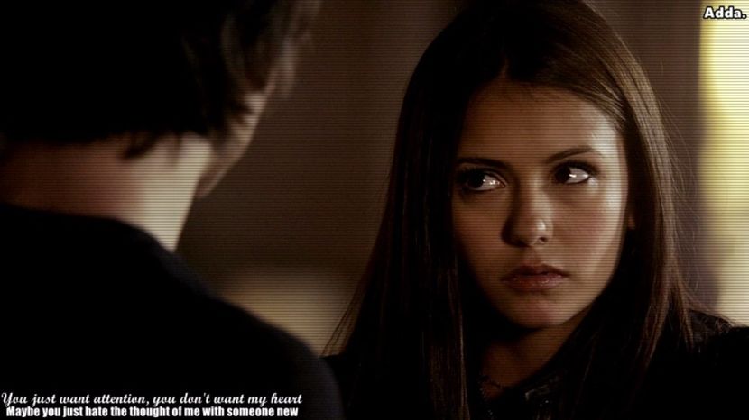 》 *oftează scurt, privindu-l cum își mută privirea în altă parte decât la ea, ridică o sprânceană+ - 05 x you ll never be alone again