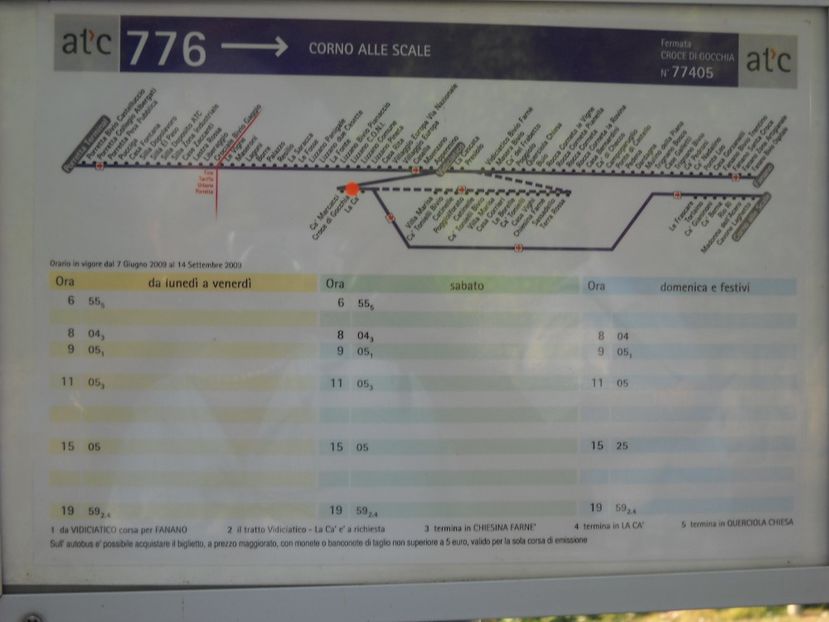  - 2009 AM AJUNS IN ITALIA localitatea LA CA