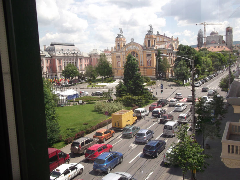 vedere spre opera din Cluj - 28 mai 2017