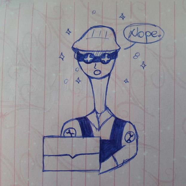 Engie Nope Kawaii Style - 7-Fanarts-7