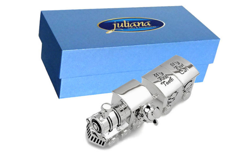 cadou-mot-dintisor-tren-baietel-cutie-cadou-premium-juliana - Cadouri de botez pentru bebelusi