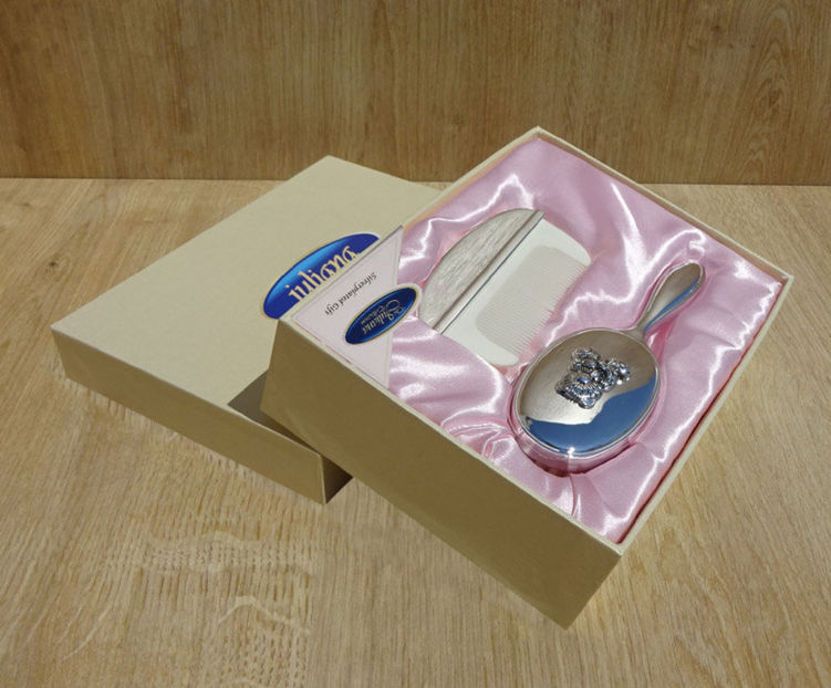 set-perie-pieptan-juliana-cadou-fetita - Cadouri de botez pentru bebelusi