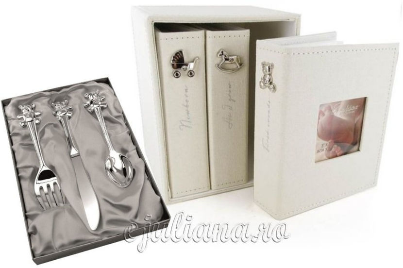 album-set-tacamuri-placate-argint-ursulet-CG427CG950-258lei - Idei cadouri bebelusi colectia Juliana