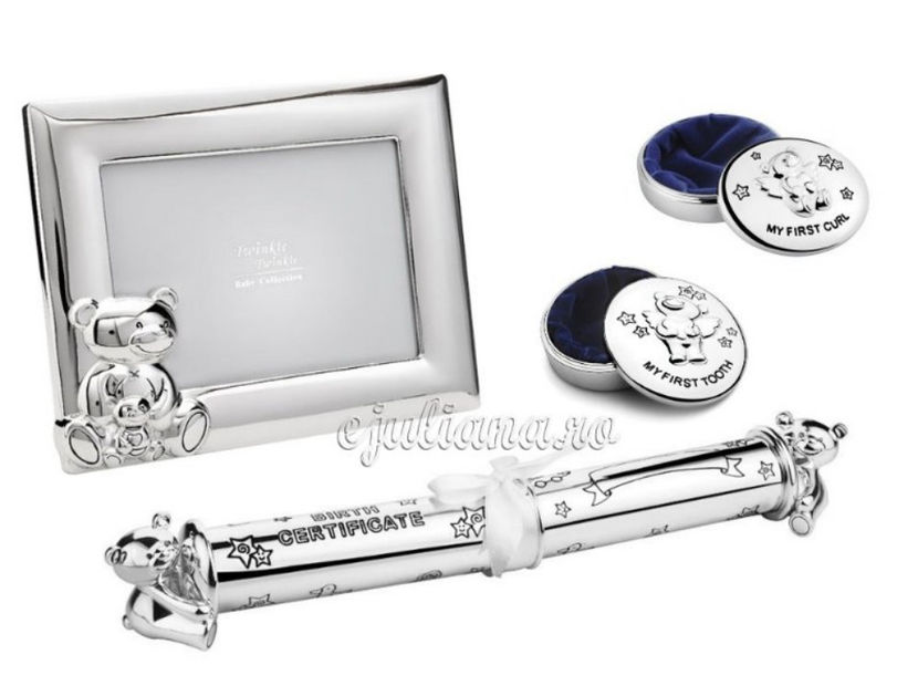 cutiute-mot-dintisor-rama-suport-argintat-twinkle-377lei - Idei cadouri bebelusi colectia Juliana
