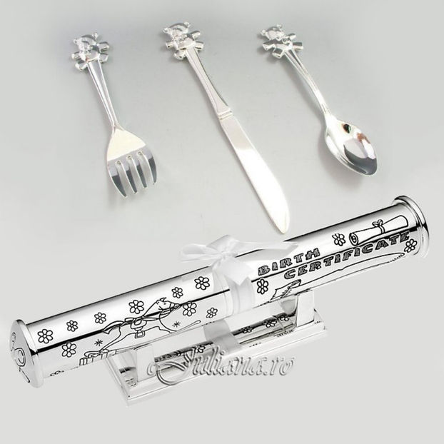 suport-certificat-de-nastere-tacamuri-bebelusi-8839CG427-218lei - Idei cadouri bebelusi colectia Juliana