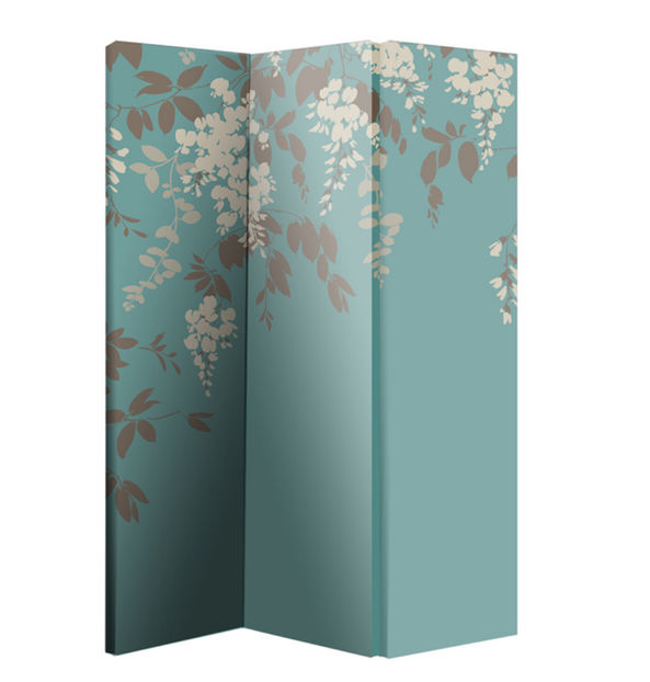 Paravan-decorativ-turqoise- - Paravane decorative si despartitoare Juliana