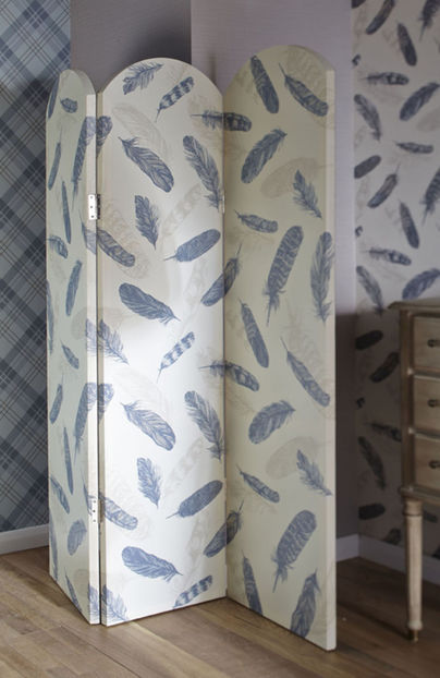 paravan-decorativ-cu-pene-juliana - Paravane decorative si despartitoare Juliana