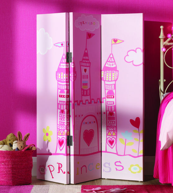 Paravan-decorativ-roz-princess-100cm - Paravane decorative si despartitoare Juliana