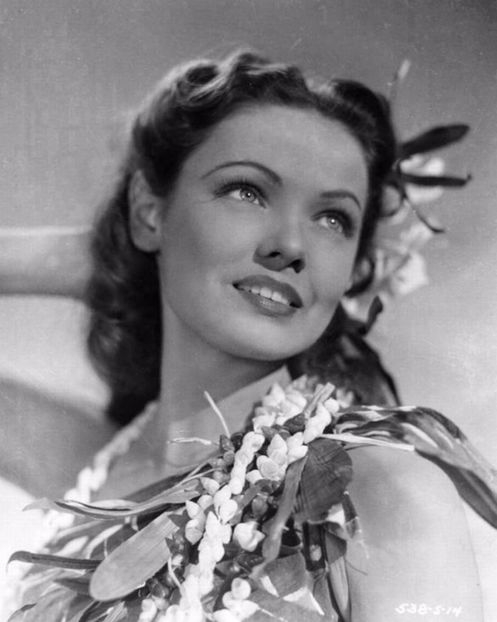 k - Gene Tierney