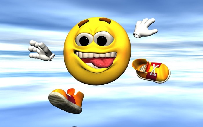 smiley-running-1280 - Smiley Wallpapers