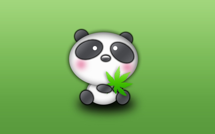 cute-panda-weed - Marijuana Wallpapers