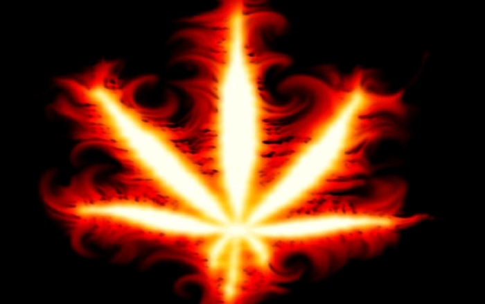 Flame-Weed - Marijuana Wallpapers